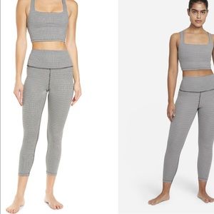 Black and White Gingham Nike Workout Set